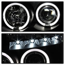 Cargar imagen en el visor de la galería, Spyder Nissan Titan 04-14/Armada 04-07 Projector Headlights LED Halo LED Blk PRO-YD-NTI04-HL-BK