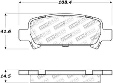 Cargar imagen en el visor de la galería, StopTech Street Touring 05-09 Subaru Legacy Rear Brake Pads