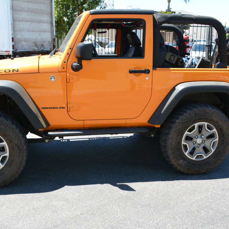 DV8 Offroad 07-18 Jeep Wrangler JK Rock Slider Steps (2 Door Only)