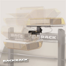 Cargar imagen en el visor de la galería, BackRack Light Bracket 16in x 7in Base Center Mount Folding