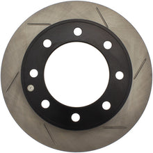 Cargar imagen en el visor de la galería, StopTech Power Slot 00-05 Ford Excursion / 99-04 F250/F350 Front Left Slotted CRYO Brake Rotor