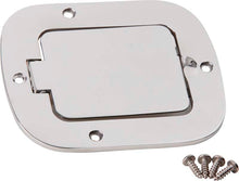 Cargar imagen en el visor de la galería, Kentrol 77-95 Jeep CJ/Wrangler YJ Billet Style Gas Hatch - Polished Silver