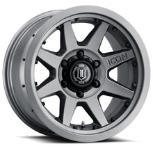 Cargar imagen en el visor de la galería, ICON Rebound Pro 17x8.5 5x5 -6mm Offset 4.5in BS 71.5mm Bore Titanium Wheel