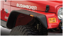 Cargar imagen en el visor de la galería, Bushwacker 97-06 Jeep Wrangler Flat Style Flares 4pc - Black