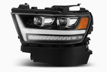 Cargar imagen en el visor de la galería, AlphaRex 19-20 Ram 1500HD PRO-Series Proj Headlights Plnk Style Jet Blk w/Activ Light/Seq Signal/DRL