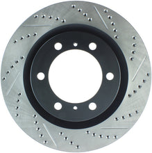 Cargar imagen en el visor de la galería, StopTech Slotted &amp; Drilled Sport Brake Rotor