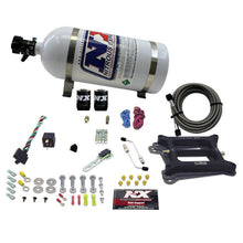 Cargar imagen en el visor de la galería, Nitrous Express 4150 4-BBL/Gasoline Nitrous Kit (100-500HP) w/10lb Bottle