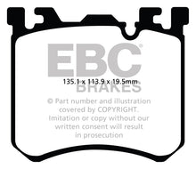 Cargar imagen en el visor de la galería, EBC 10+ BMW X5M 4.4 Twin Turbo Yellowstuff Front Brake Pads