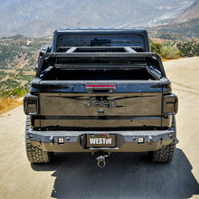 Cargar imagen en el visor de la galería, Westin 2021 Jeep Gladiator Overland Cargo Rack - Textured Black