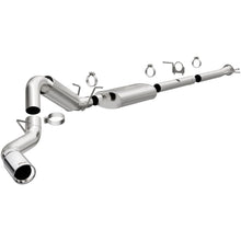 Cargar imagen en el visor de la galería, MagnaFlow 2022+ GM 2500/3500HD 6.6L Gas Single Passenger Side Rear Exit Cat-Back Exhaust