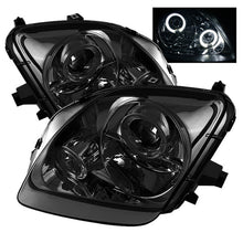 Cargar imagen en el visor de la galería, Spyder Honda Prelude 97-01 Projector Headlights LED Halo Smoke High H1 Low H1 PRO-YD-HP97-HL-SM