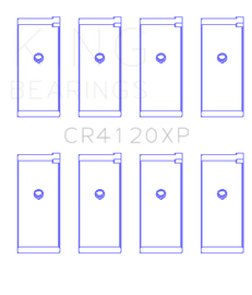 King Mitsubishi 4G63/4G64 7 Bolt 2nd Gen DSM and EVO I-IX (Size 0.25mm) Performance Rod Bearing Set
