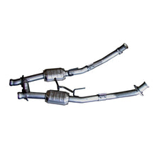 Cargar imagen en el visor de la galería, BBK 86-93 Mustang 5.0 High Flow H Pipe With Catalytic Converters - 2-1/2