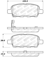 Cargar imagen en el visor de la galería, StopTech Street Select 03-12 Infiniti FX35 Rear Brake Pads