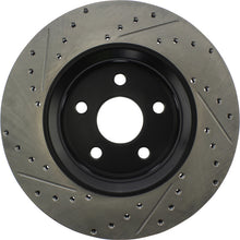 Cargar imagen en el visor de la galería, StopTech 11-12 Dodge Durango Sport Drilled &amp; Slotted Front Passenger-Side Brake Rotor