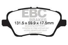 Cargar imagen en el visor de la galería, EBC 13+ Ford Fiesta 1.6 Turbo ST Greenstuff Front Brake Pads