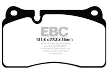 Cargar imagen en el visor de la galería, EBC Brakes Redstuff Ceramic Brake Pads