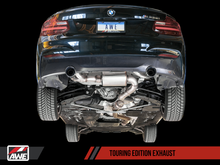 Cargar imagen en el visor de la galería, AWE Tuning BMW F22 M235i / M240i Touring Edition Axle-Back Exhaust - Diamond Black Tips (102mm)