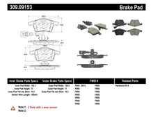 Cargar imagen en el visor de la galería, StopTech Performance 08-09 VW Golf R/Golf R32 / 06-09 Passat (Exc Syncro) Front Brake Pads