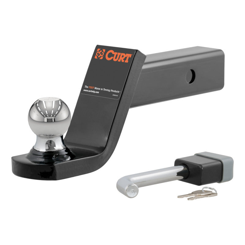 Curt Towing Starter Kit w/2in Ball (2in Shank 7500lbs 4in Drop)