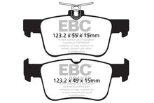 Cargar imagen en el visor de la galería, EBC 13+ Ford Fusion 1.6 Turbo Yellowstuff Rear Brake Pads