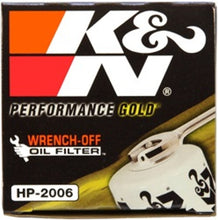 Cargar imagen en el visor de la galería, K&amp;N Universal Performance Gold Oil Filter
