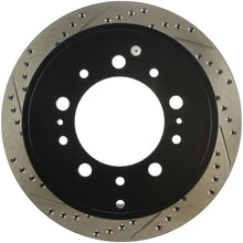 Cargar imagen en el visor de la galería, StopTech Slotted &amp; Drilled Sport Brake Rotor