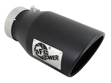 Cargar imagen en el visor de la galería, aFe Diesel Exhaust Tip Bolt On Black 4in Inlex x 6in Outlet x 12in