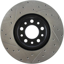 Cargar imagen en el visor de la galería, StopTech 13+ Dodge Dart Performance Slotted &amp; Drilled Front Left Rotor