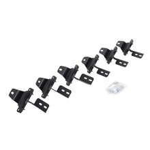 Cargar imagen en el visor de la galería, Go Rhino 18-22 Jeep Wrangler JLU 4DR Mounting Brackets (V-Series V3/RB10 Slim/RB20 Slim) - Tex. Blk