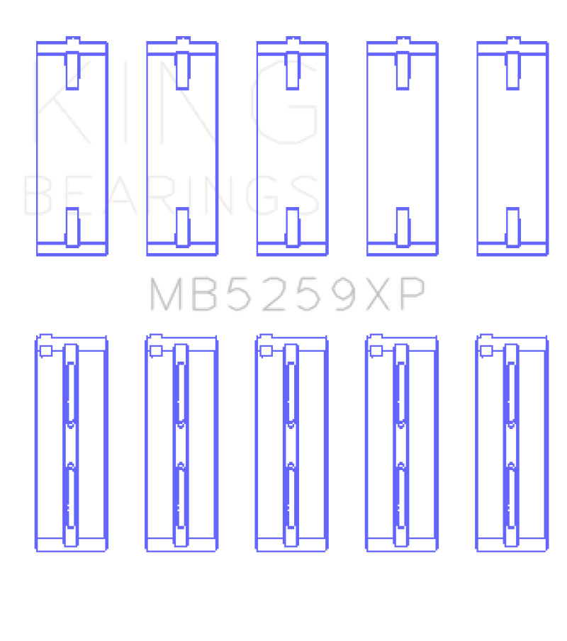 King Acura B18A1/B1/C1/C5 K20A / K24A (Size STDX) Performance Main Bearing Set