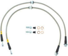 Cargar imagen en el visor de la galería, StopTech 03-08 Infiniti FX35/FX45/FX50 Stainless Steel Front Brake Lines