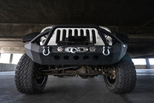 Cargar imagen en el visor de la galería, DV8 Offroad 07-18 Jeep Wrangler JK/JL FS-8 Mid Length Steel Front Bumper w/ LED Lights