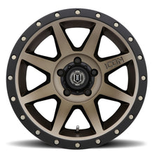 Cargar imagen en el visor de la galería, ICON Rebound Pro 17x8.5 5x4.5 0mm Offset 4.75in BS 71.5mm Bore Bronze Wheel