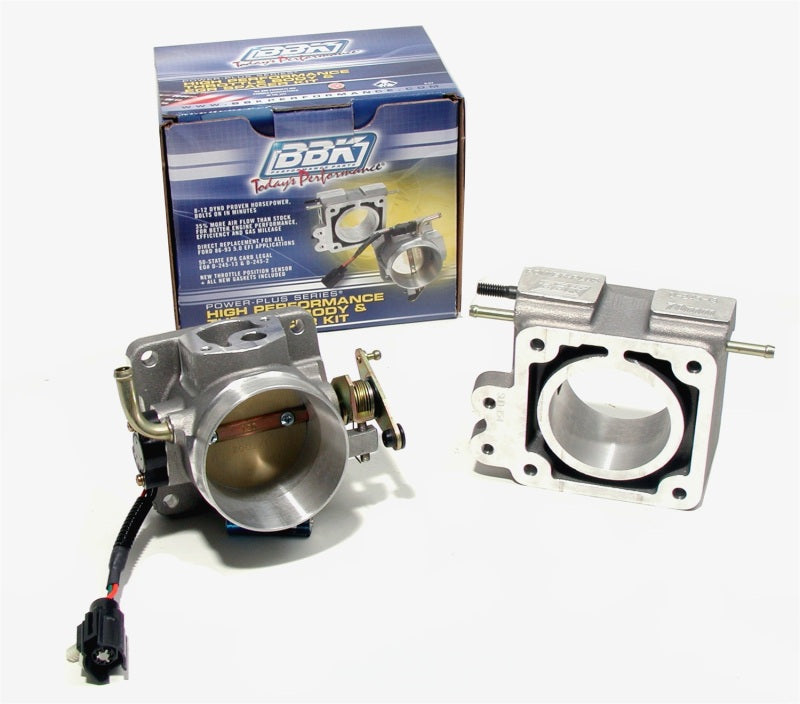 BBK 86-93 Mustang 5.0 75mm Throttle Body BBK Power Plus Series And EGR Spacer Kit