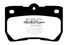 Cargar imagen en el visor de la galería, EBC 06-07 Lexus GS300 3.0 Greenstuff Rear Brake Pads