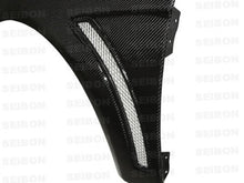 Load image into Gallery viewer, Seibon 08-12 Mitsubishi Evo X 10mm Wider Carbon Fiber Fenders