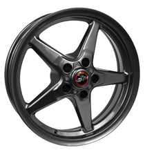 Cargar imagen en el visor de la galería, Race Star 92 Drag Star Bracket Racer 17x10.5 5x120 B.C./ 7 B.S. Metallic Gray Wheel