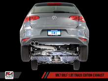 Cargar imagen en el visor de la galería, AWE Tuning VW MK7 Golf 1.8T Track Edition Exhaust w/Diamond Black Tips (90mm)