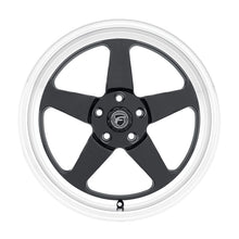 Cargar imagen en el visor de la galería, Forgestar D5 Drag 18x5.0 / 5x120 BP / ET-23 / 2.125in BS Gloss Black Wheel