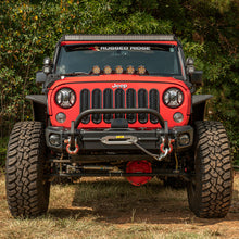 Cargar imagen en el visor de la galería, Rugged Ridge Arcus Front Bumper Tube Overrider Black JK