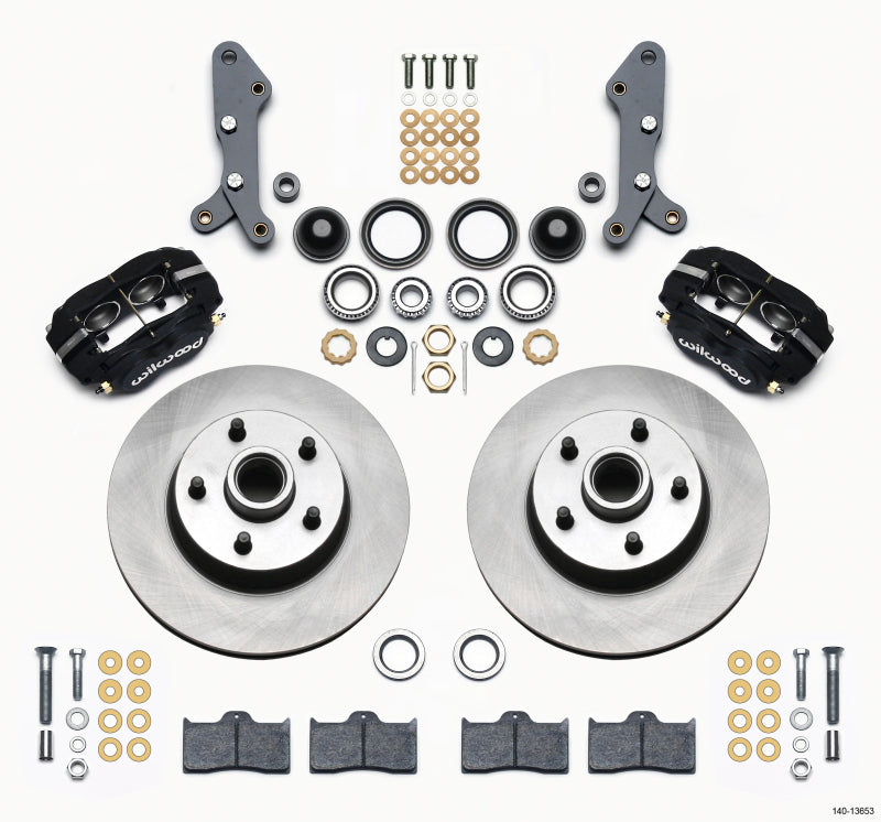 Wilwood Forged Dynalite-M Front Kit 11.30in 1 PC Rotor&Hub 60-68 Ford / Mercury Full Size / Galaxie