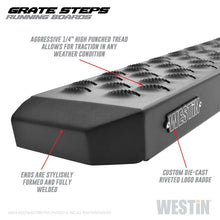 Load image into Gallery viewer, Westin Grate Steps Running Boards 75 in - Textured Black