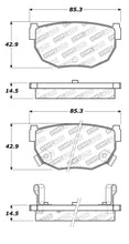 Cargar imagen en el visor de la galería, StopTech Street Touring 89-98 240SX Rear Brake Pads