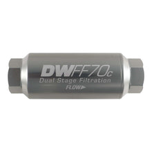 Cargar imagen en el visor de la galería, DeatschWerks 10AN Female 10 Micron 70mm Compact In-Line Fuel Filter Kit