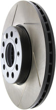 Cargar imagen en el visor de la galería, StopTech Power Slot 05-10 VW Jetta (except Wagon) Front Left Slotted Rotor