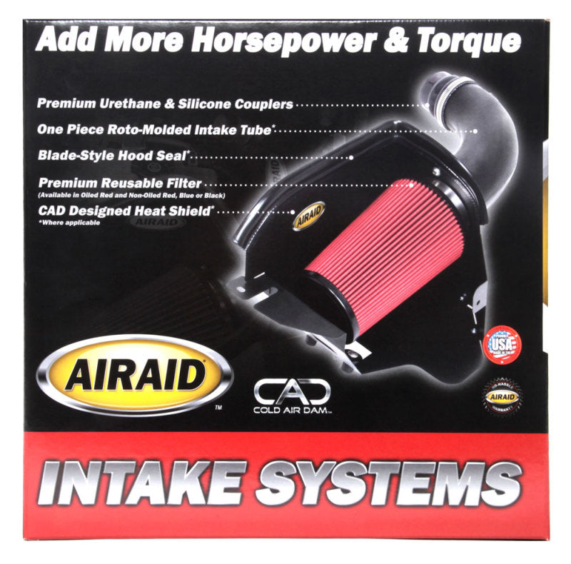 Airaid 03-07 Hummer H2 / SUT 6.0L CAD Intake System w/ Tube (Oiled / Red Media)