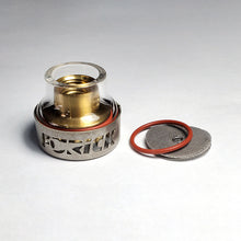 Cargar imagen en el visor de la galería, Ticon Industries Furick Cup BBW Number 16 Pyrex Cup Kit Titanium Cover