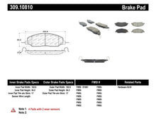 Cargar imagen en el visor de la galería, StopTech Performance 05-09 Ford Mustang Cobra/Mach 1 V6/GT / 10 Shelby/Shelby GT Front Brake Pads