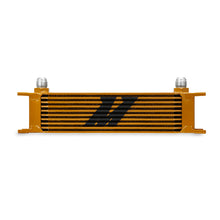 Cargar imagen en el visor de la galería, Mishimoto Universal 10 Row Oil Cooler - Gold